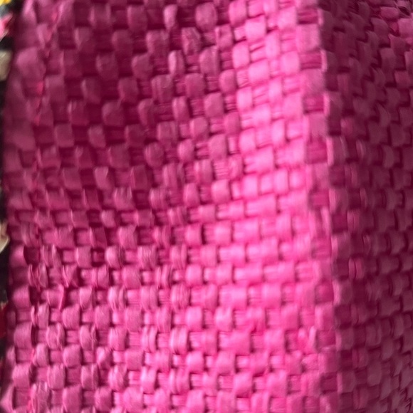 Vibrant Pink and Multicolor Women's Hat - Picture 4 of 6